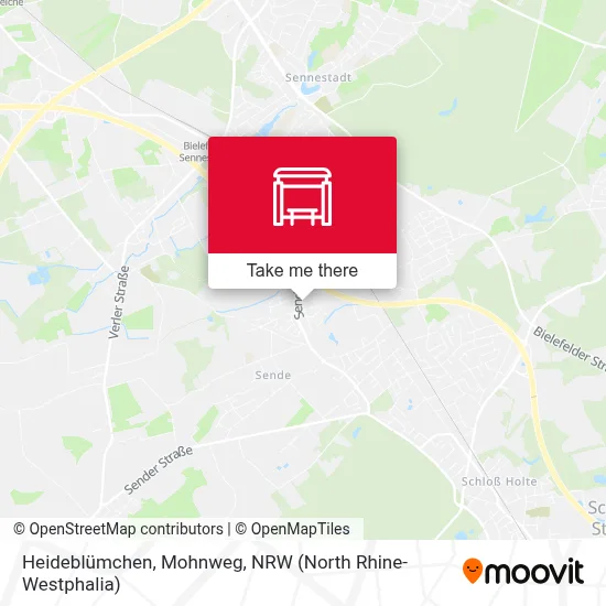 Heideblümchen, Mohnweg map