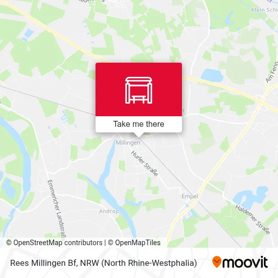 Rees Millingen Bf map