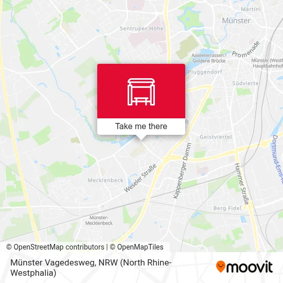 Münster Vagedesweg map