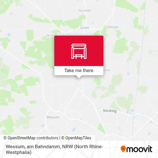 Wessum, am Bahndamm map