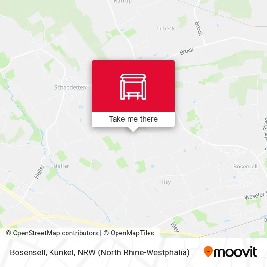 Bösensell, Kunkel map