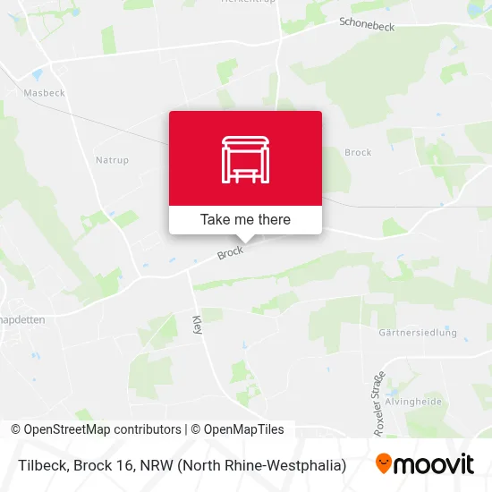 Tilbeck, Brock 16 map