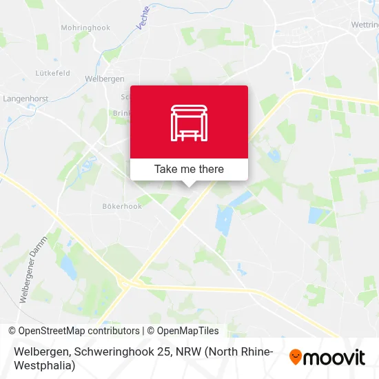 Welbergen, Schweringhook 25 map