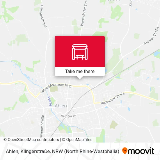 Ahlen, Klingerstraße map