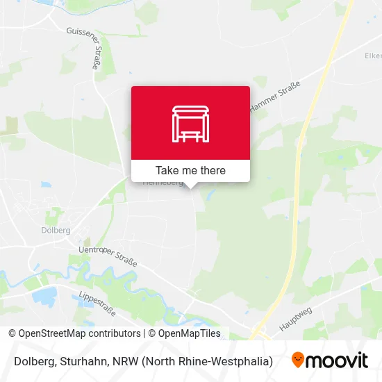 Dolberg, Sturhahn map