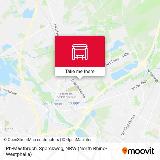 Pb-Mastbruch, Sporckweg map