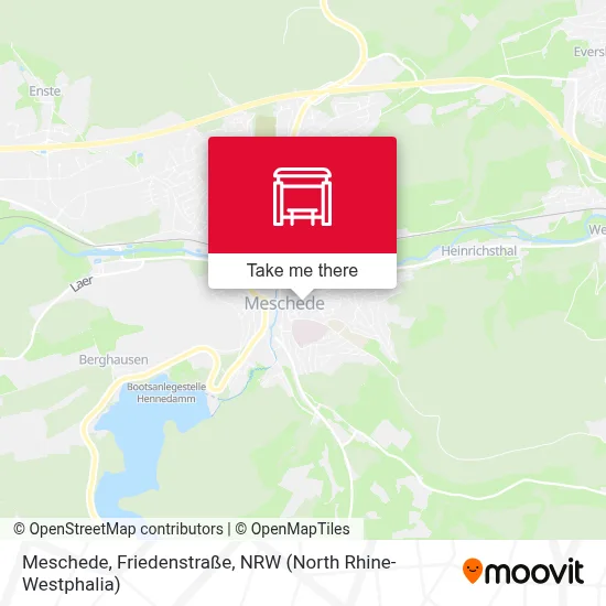 Meschede, Friedenstraße map