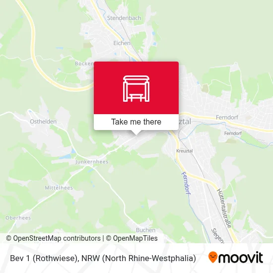 Bev 1 (Rothwiese) map