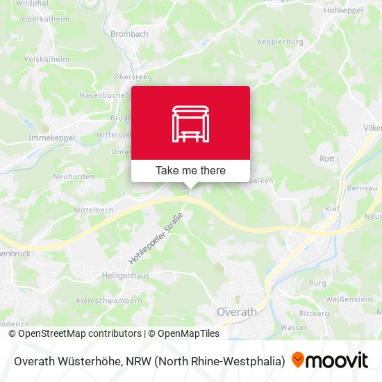 Карта Overath Wüsterhöhe