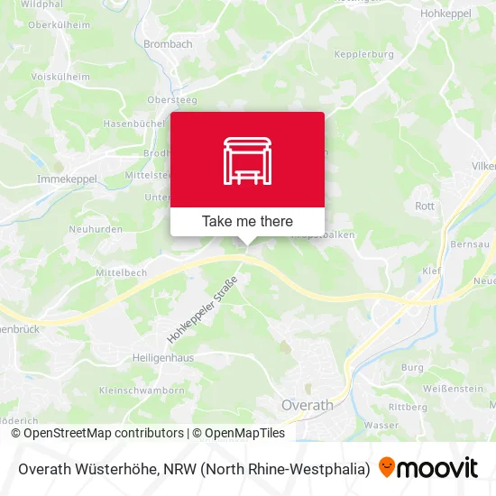 Карта Overath Wüsterhöhe
