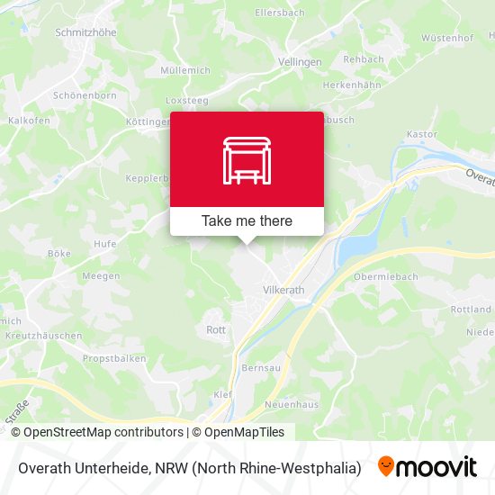 Карта Overath Unterheide