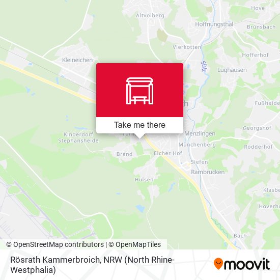 Карта Rösrath Kammerbroich