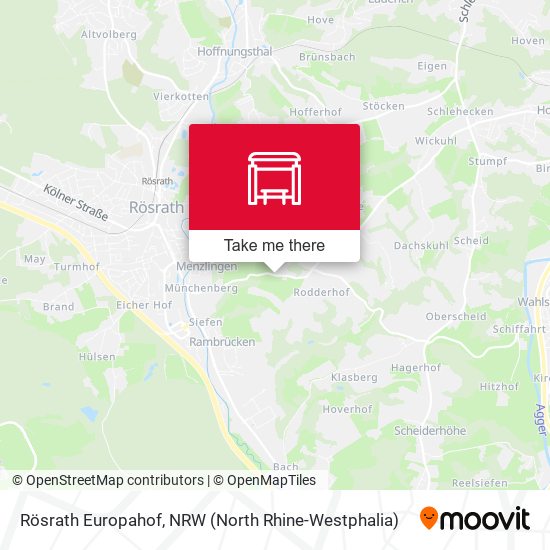Rösrath Europahof map