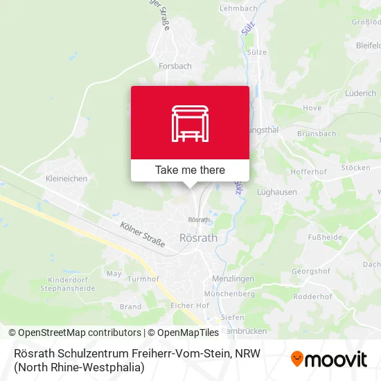 Карта Rösrath Schulzentrum Freiherr-Vom-Stein