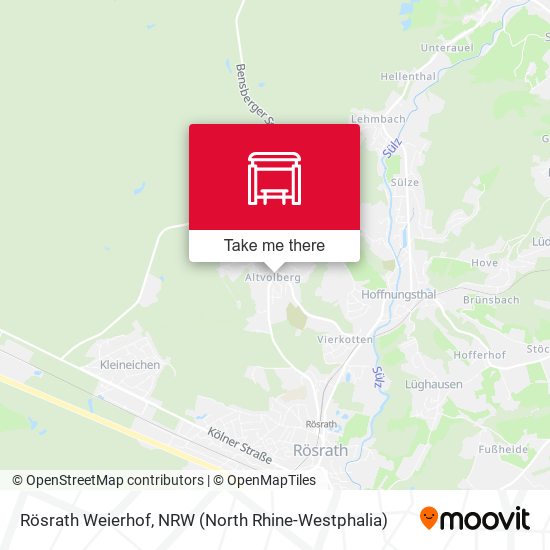 Rösrath Weierhof map