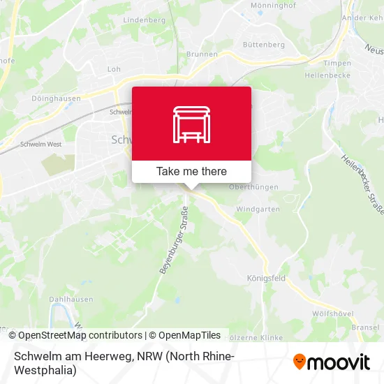 Карта Schwelm am Heerweg