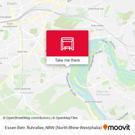 Карта Essen Betr. Ruhrallee