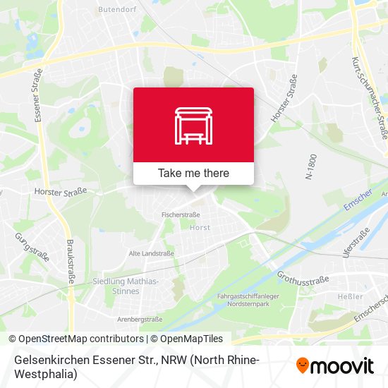 Gelsenkirchen Essener Str. map
