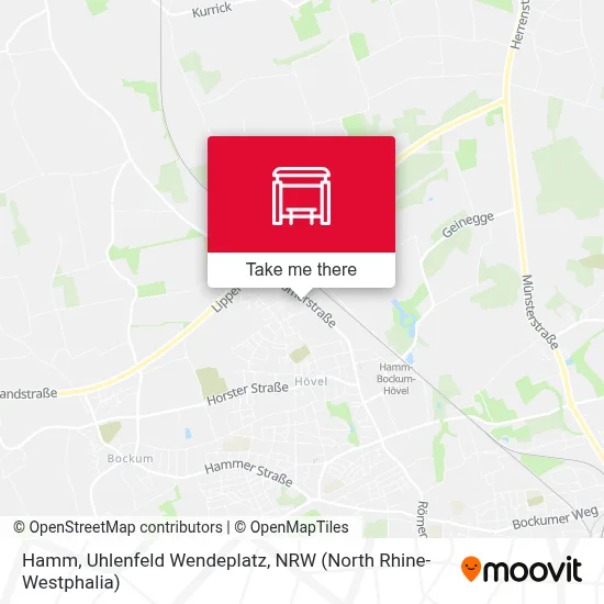 Hamm, Uhlenfeld Wendeplatz map