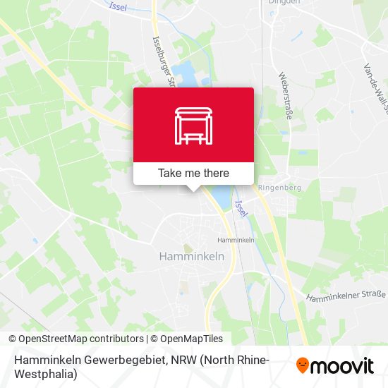 Hamminkeln Gewerbegebiet map