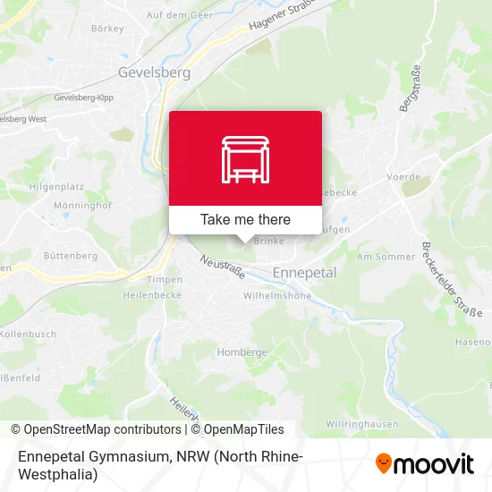 Ennepetal Gymnasium map