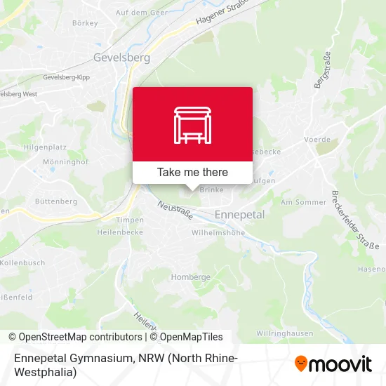 Ennepetal Gymnasium map