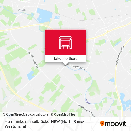 Карта Hamminkeln Isselbrücke