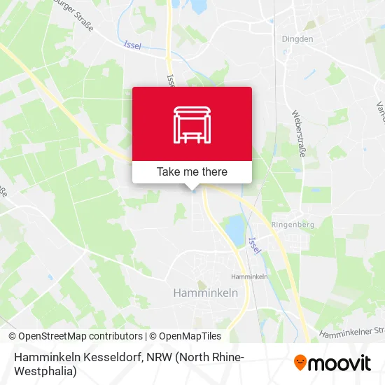 Карта Hamminkeln Kesseldorf