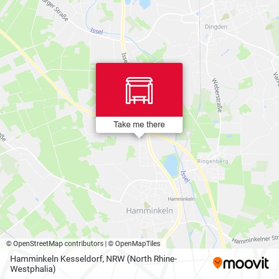Hamminkeln Kesseldorf map