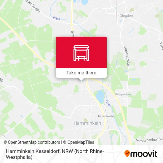 Карта Hamminkeln Kesseldorf