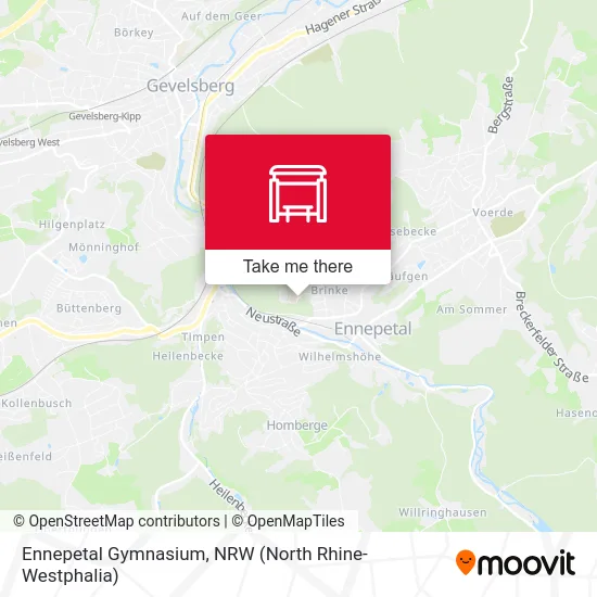 Ennepetal Gymnasium map