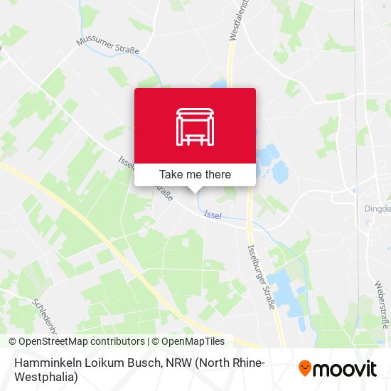 Карта Hamminkeln Loikum Busch