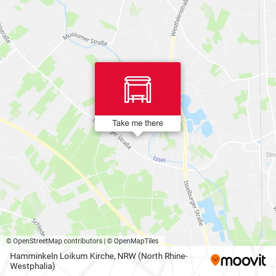 Карта Hamminkeln Loikum Kirche
