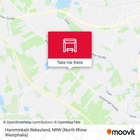 Hamminkeln Rekesland map