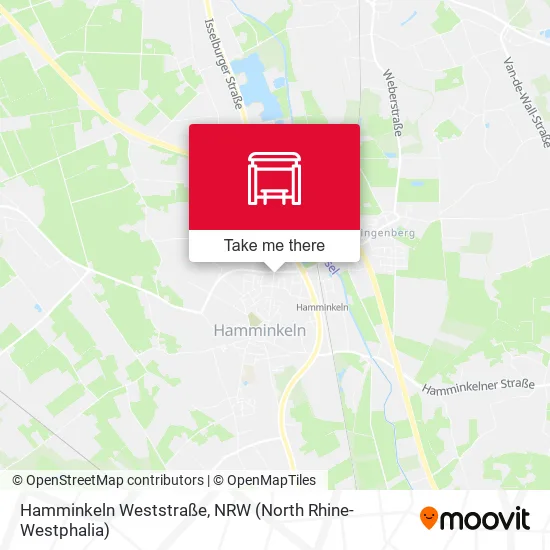 Карта Hamminkeln Weststraße