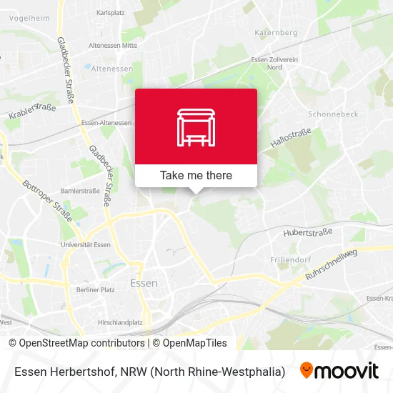 Essen Herbertshof map