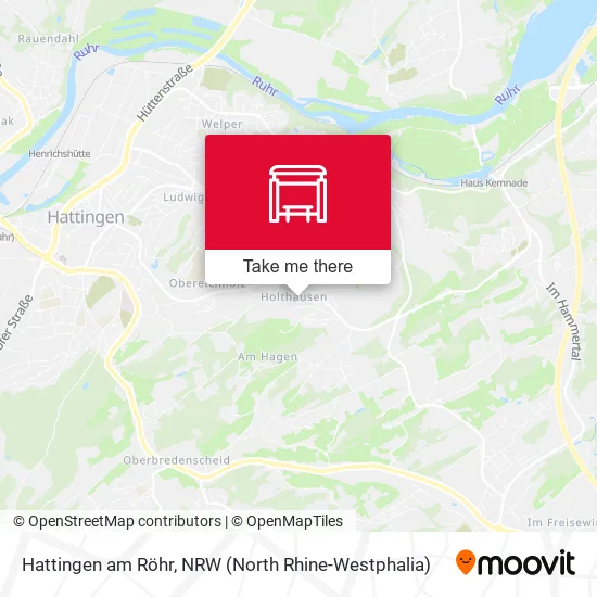 Карта Hattingen am Röhr