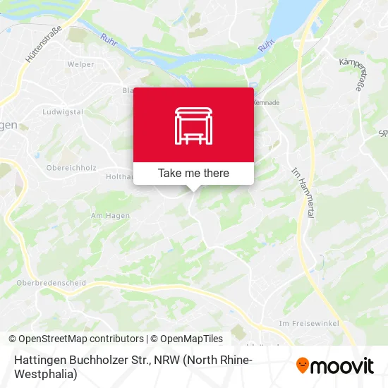 Карта Hattingen Buchholzer Str.