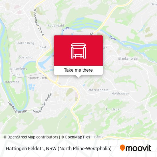 Карта Hattingen Feldstr.