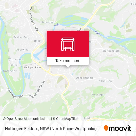 Карта Hattingen Feldstr.