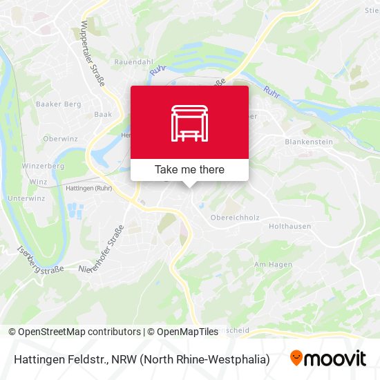 Карта Hattingen Feldstr.