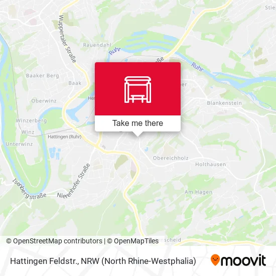 Hattingen Feldstr. map