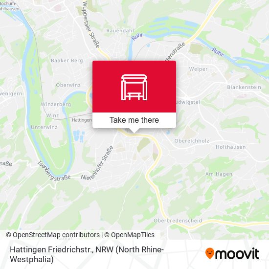Hattingen Friedrichstr. map