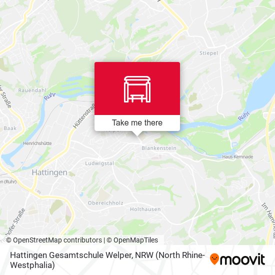 Hattingen Gesamtschule Welper map