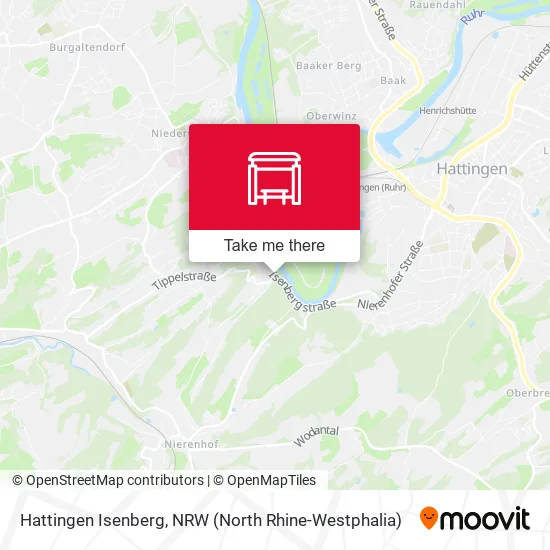 Карта Hattingen Isenberg