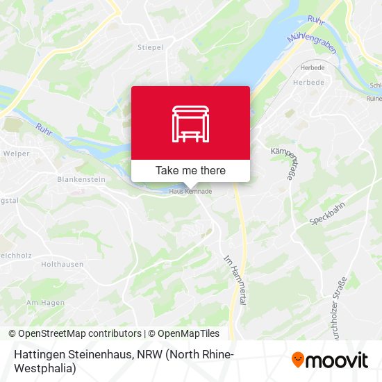 Hattingen Steinenhaus map
