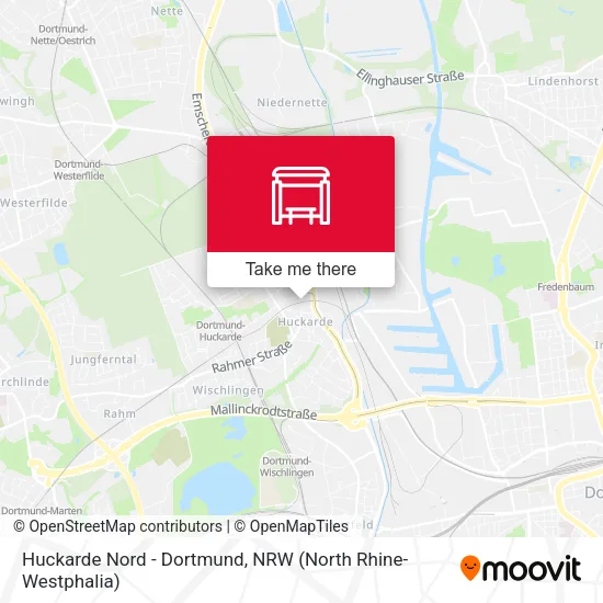 Карта Huckarde Nord - Dortmund