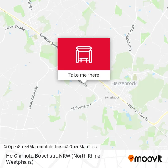 Карта Hc-Clarholz, Boschstr.