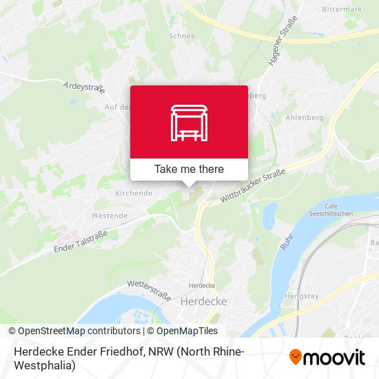 Herdecke Ender Friedhof map