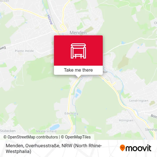 Menden, Overhuesstraße map